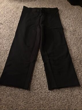Frank and Eileen Black Wide-Leg Pants